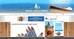 Desktop Screenshot of barcosyatesveleros.com