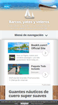 Mobile Screenshot of barcosyatesveleros.com