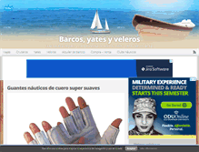 Tablet Screenshot of barcosyatesveleros.com